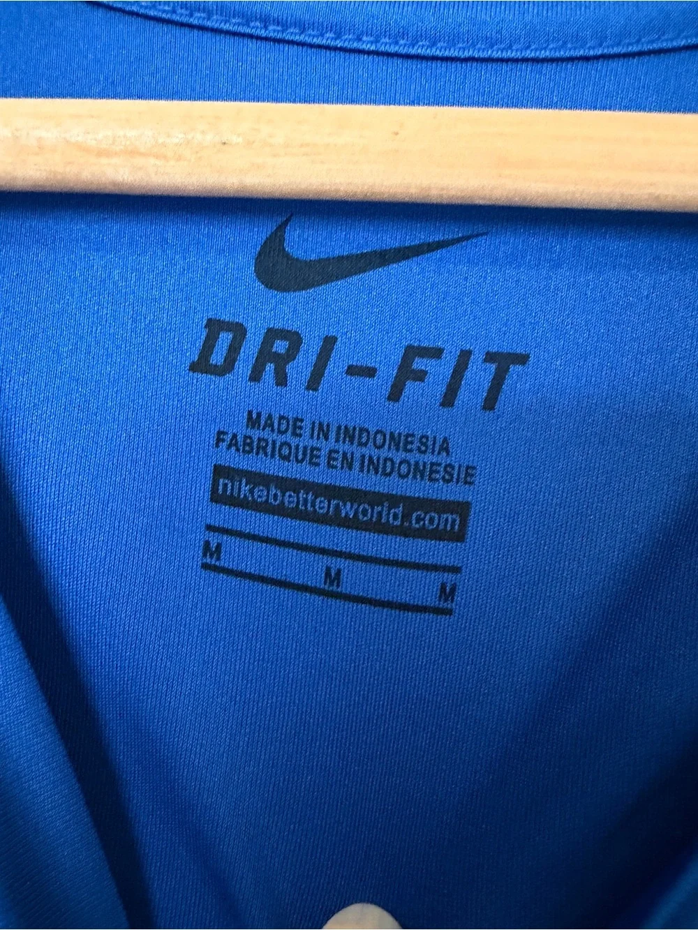 Nike Creighton Bluejays Dri-FIT Royal Blue V-Neck T-Shirt - Medium